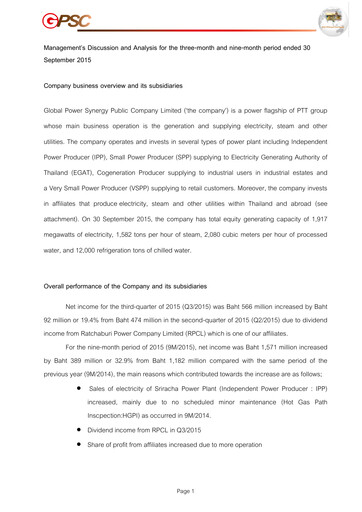 Thumbnail Global Power Synergy Quarterly Report 2015-q3