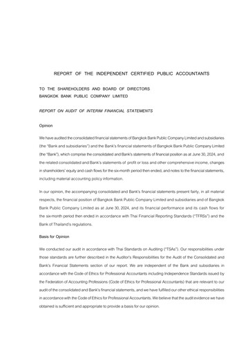 Thumbnail Bangkok Bank
 Quarterly Report 2024-q2