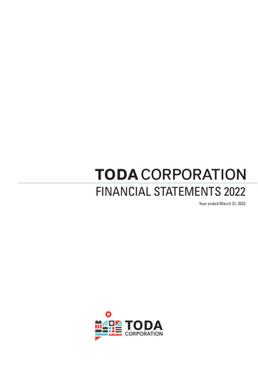 Thumbnail TODA corp Financial Statement fy2021