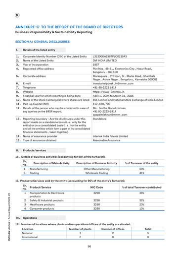 Miniature 3M India Rapport ESG 2024-2025