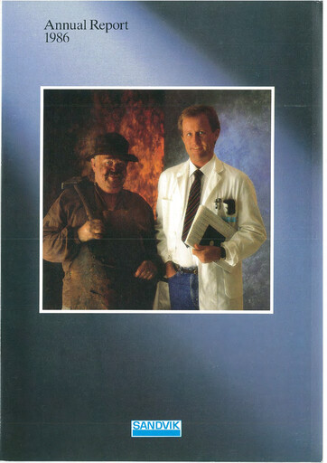 Thumbnail Sandvik Annual Report 1986