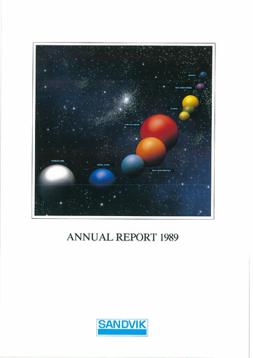 Thumbnail Sandvik Annual Report 1989