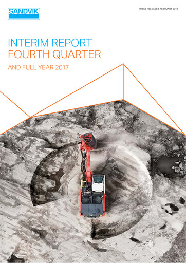 Miniature Sandvik Bilan financier 2017