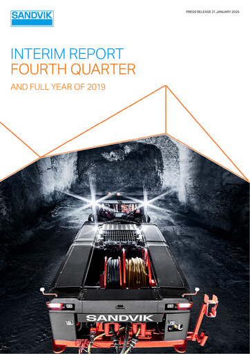 Miniature Sandvik Bilan financier 2019