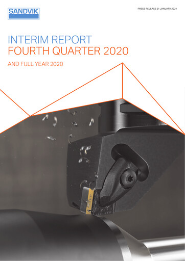 Miniature Sandvik Bilan financier 2020