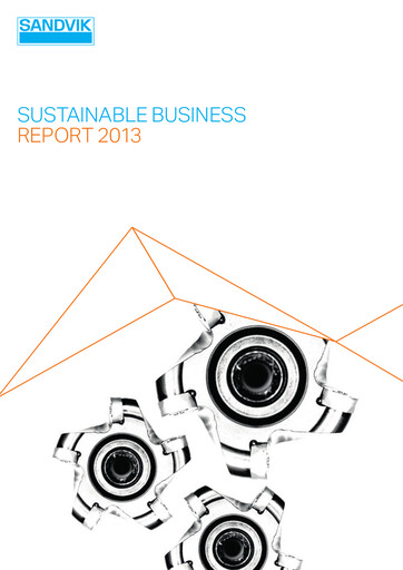 Thumbnail Sandvik Sustainability Report 2013