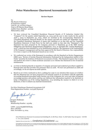 Thumbnail PI Industries Quarterly Report 2024-q3