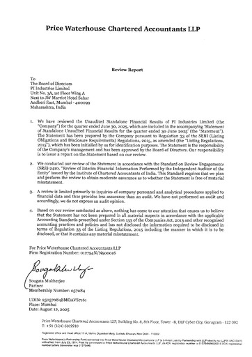 Thumbnail PI Industries Quarterly Report 2025-q2
