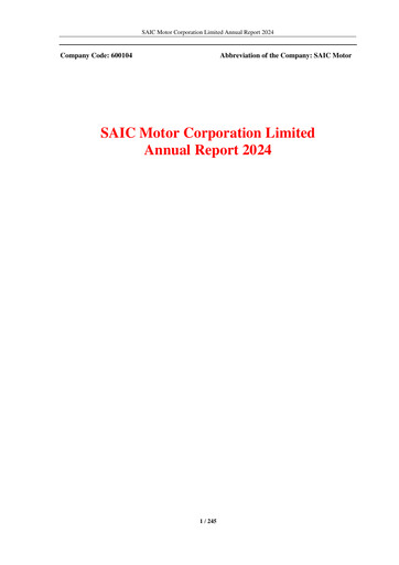 Thumbnail SAIC Motor
 Annual Report 2024