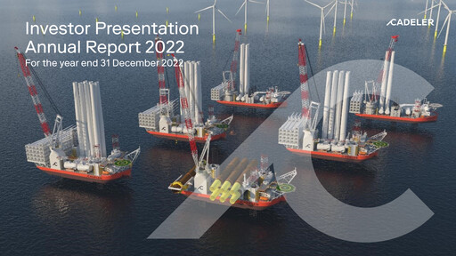 Thumbnail Cadeler A/S Annual Report 2022