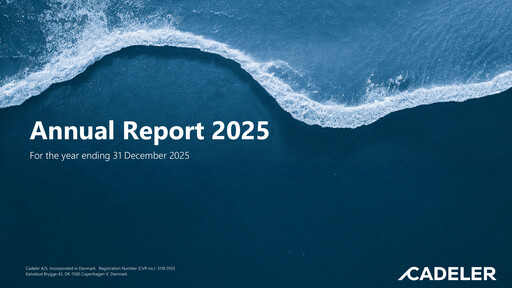 Thumbnail Cadeler A/S Annual Report 2025