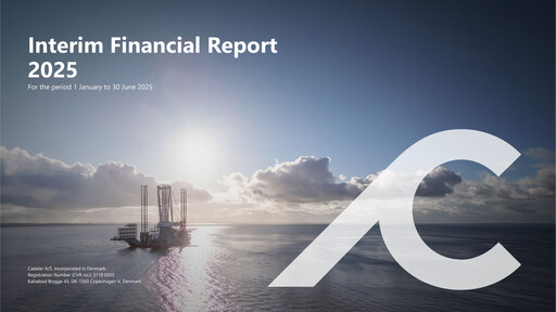 Thumbnail Cadeler A/S Half-year Report 2025-h1
