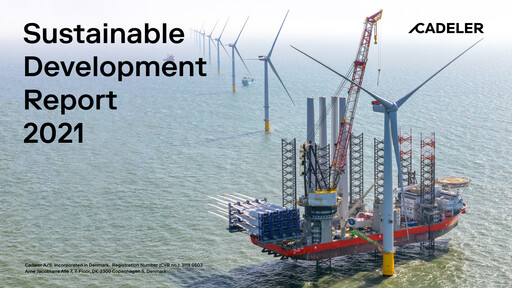 Thumbnail Cadeler A/S Sustainability Report 2021