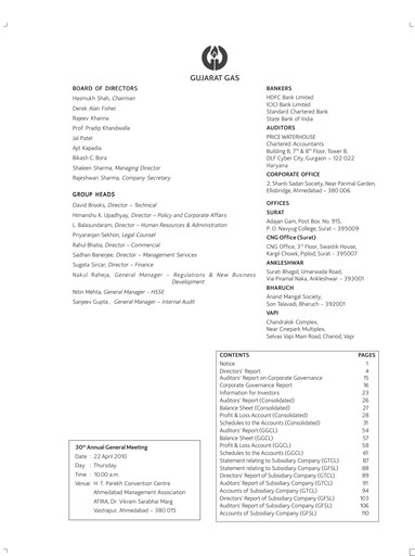 Vorschaubild Gujarat Gas
 Jahresbericht 2009-2010