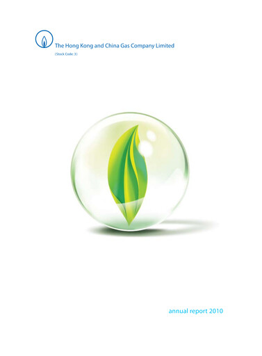 Vorschaubild Hong Kong and China Gas
 Jahresbericht 2010
