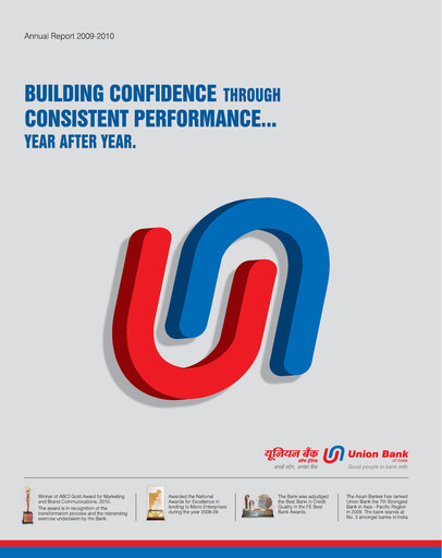Thumbnail Union Bank of India Annual Report 2009-2010