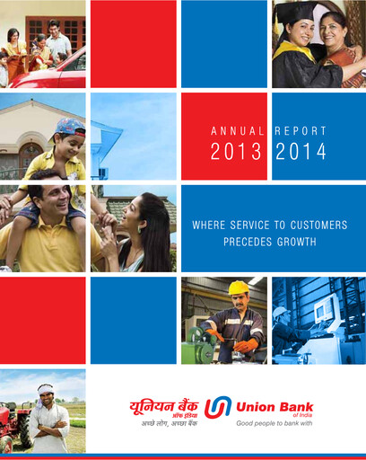 Thumbnail Union Bank of India Annual Report 2013-2014