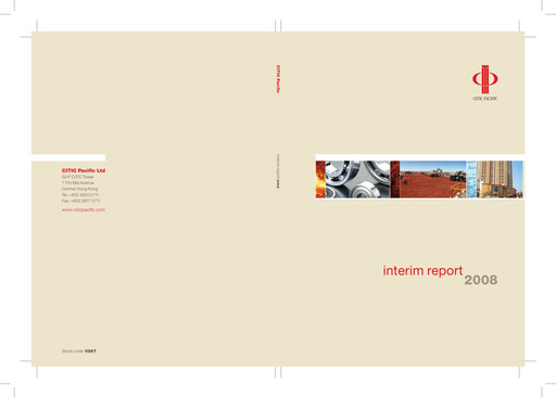 Thumbnail CITIC limited Half-year Report 2008-h1