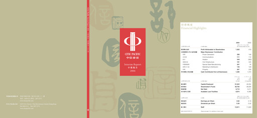 Thumbnail CITIC limited Half-year Report 2004-h1