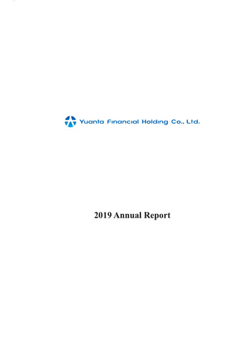 Thumbnail Yuanta Financial Holding Annual Report 2019