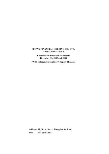 Thumbnail Yuanta Financial Holding Financial Statement 2005