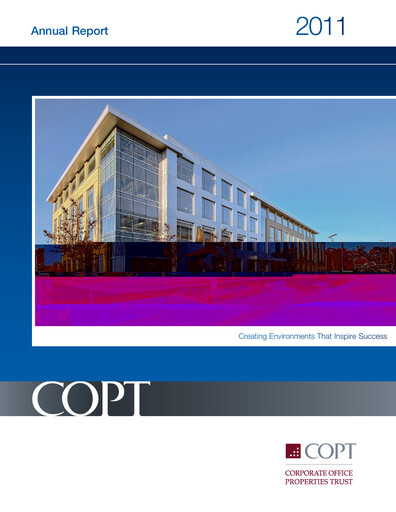 Thumbnail COPT Defense Properties Annual Report 2011