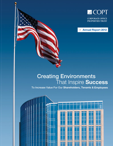 Thumbnail COPT Defense Properties Annual Report 2012