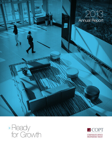 Thumbnail COPT Defense Properties Annual Report 2013