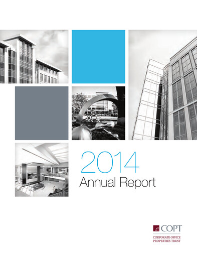 Thumbnail COPT Defense Properties Annual Report 2014