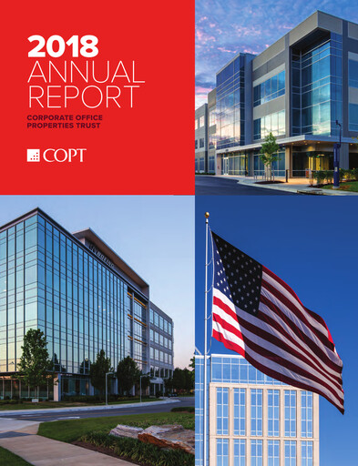 Thumbnail COPT Defense Properties Annual Report 2018