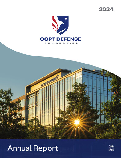 Thumbnail COPT Defense Properties Annual Report 2024