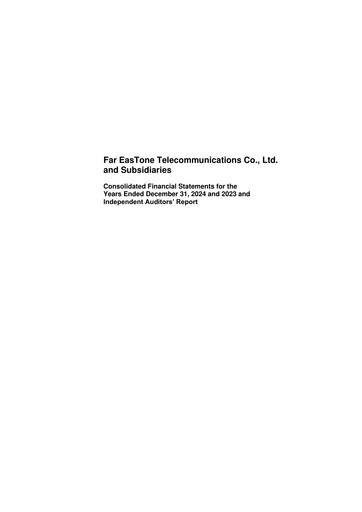 Thumbnail Far EasTone
 Financial Statement 2024
