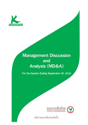 Vorschaubild Kasikornbank Quartalsbericht 2018-q3
