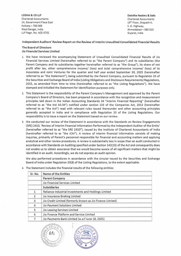 Thumbnail Jio Financial Services Quarterly Report 2025-q2