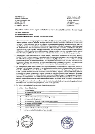 Thumbnail Jio Financial Services Quarterly Report 2025-q3