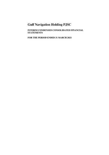 Thumbnail Gulf Navigation Holding Quarterly Report 2021-q1