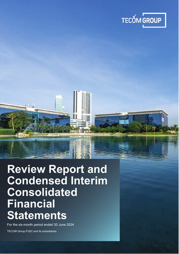 Vorschaubild TECOM Group Finanzmitteilung 2024-h1