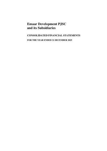 Thumbnail Emaar Development Financial Statement 2025
