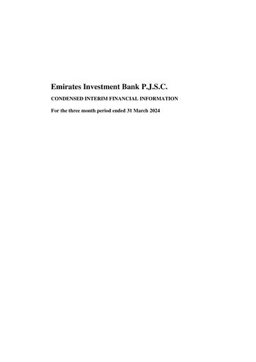 Thumbnail Emirates Investment Bank Quarterly Report 2024-q1