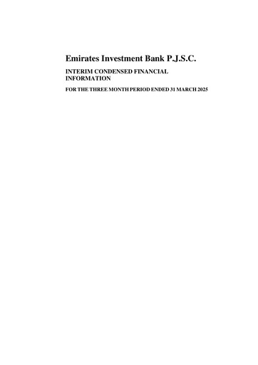 Thumbnail Emirates Investment Bank Quarterly Report 2025-q1