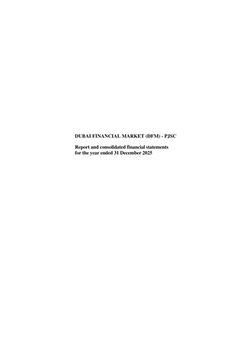 Thumbnail Dubai Financial Market (DFM) Financial Statement 2025