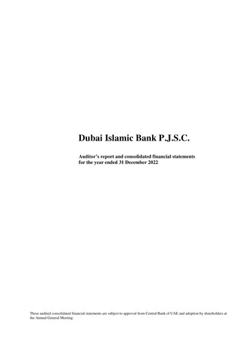 Thumbnail Dubai Islamic Bank Financial Statement 2022-q4