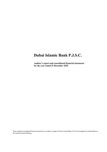 Thumbnail Dubai Islamic Bank Financial Statement 2025