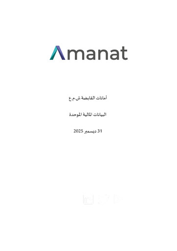 Thumbnail Amanat Holdings Financial Statement 2025