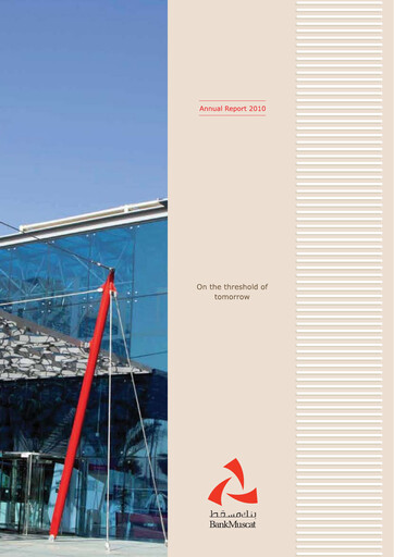 Thumbnail Bank Muscat Annual Report 2010