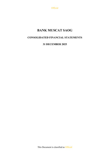 Thumbnail Bank Muscat Financial Statement 2025