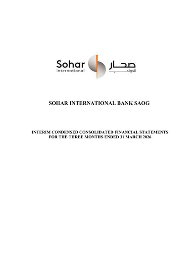 Thumbnail Sohar International Bank Quarterly Report 2026-q1