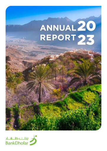 Thumbnail Bank Dhofar Annual Report 2023