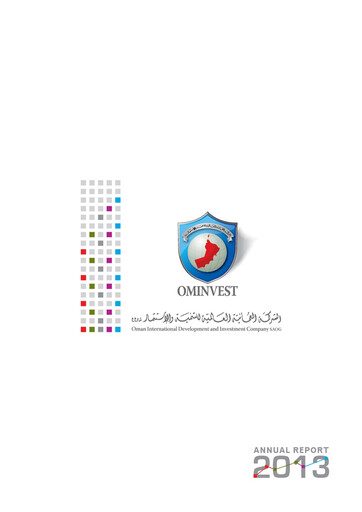 Thumbnail Ominvest Annual Report 2013