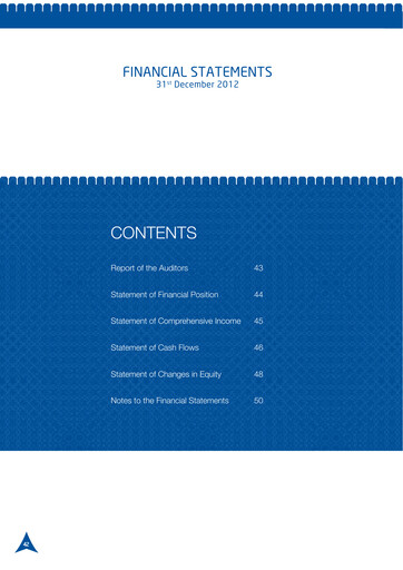 Thumbnail Oman Arab Bank Financial Statement 2012